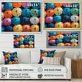 thumbnail image 4 of Designart "Spectrum Of Umbrellas III" Sky Floater Framed Canvas Art Print, 4 of 5