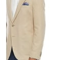 thumbnail image 4 of TailorByrd mens  Solid Linen-Blend Sportcoat, 38R, Tan, 4 of 5