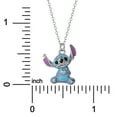thumbnail image 5 of Disney Women's Sterling Silver Lilo and Stitch 3D Pendant Necklace, 18", 5 of 5