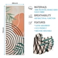 thumbnail image 2 of Orange Boho Geometric and Plant Pattern Hot Yoga Mat Towel Non Slip for Hot Yoga - Quick-Drying Yoga Mat Cover with 4 Corner Pockets with Travel Bag - Hot Yoga Towel Non Slip 70"x26", 2 of 6