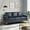 Navy Blue, variant on Serta Hemsworth Mid-Century Modern Style Sofa, Brown Faux Leather