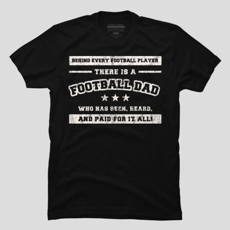 Football Dad Funny Sports Parent Graphic T-shirt M2984258, Up to Size 5XL