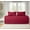 Burgundy, variant on 3 Piece Navy Daybed Cover Twin Size Cozy Daybed Sets Bedding Double Sided Quilting Cover Set Geometric Print Bedspread Coverlet All Season for Twin Bed with 2 Standard Shams,39"x75"
