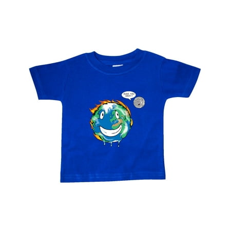 

Inktastic Earth on Fire Dude You Okay Gift Baby Boy or Baby Girl T-Shirt