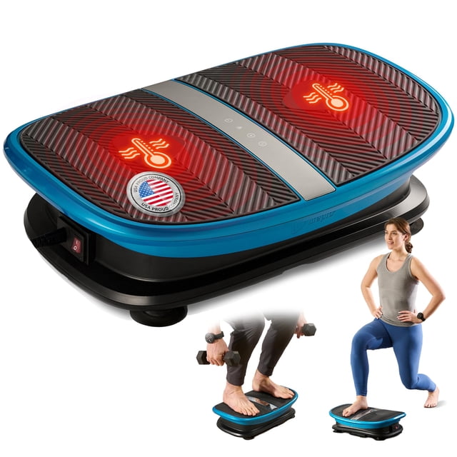 Plata vibratoria LifePro con control por voz y terapia de calor, 120 kg