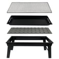 thumbnail image 2 of Amdohai Portable Charcoal Grill and Smoker, Go-Anywhere Compact Foldable Grill for Travel, Outdoor Cooking and BBQ, Camping Grill Picnic Patio Backyard, 23-Inch, Black, 2 of 8