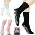 thumbnail image 5 of Skibeaut Pilates Grip Socks for Women Non Slip Yoga Grippy Socks Woman for Pure Barre Ballet Dance Hospital 6 Pack, 5 of 6
