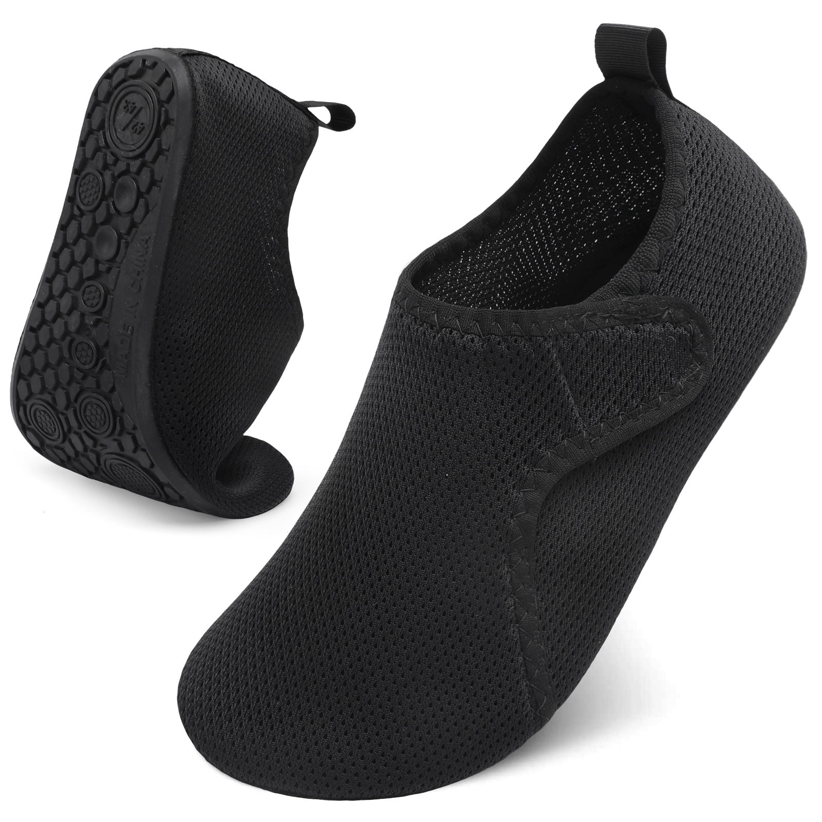 Barerun Women Men Quick-Dry Aqua Socks Water Shoes with Non-Slip Rubber Sole for Beach River Pool Lake Surf Yoga