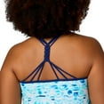 thumbnail image 2 of Free Country Women's Plus Size Macrame Back Tankini Top Aquatopia Mirage 1X, 2 of 4
