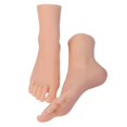 thumbnail image 2 of 1 Par Suave TPE Mujer Pies Falsos Maniquí Modelo de piezaza Calcetines Anillos Del Del Pie Tienda Al Por Exhibición Jinwen Pantalla de pie de maniquí, 2 of 8