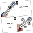 thumbnail image 5 of 2 Uds Desviador de Grifo Manguera Exterior Adaptador de Enchufe Exterior Conector de Manguera de Agua Divisor de Manguera MáQuina Divisora de Grifo Bidireccional, 5 of 5