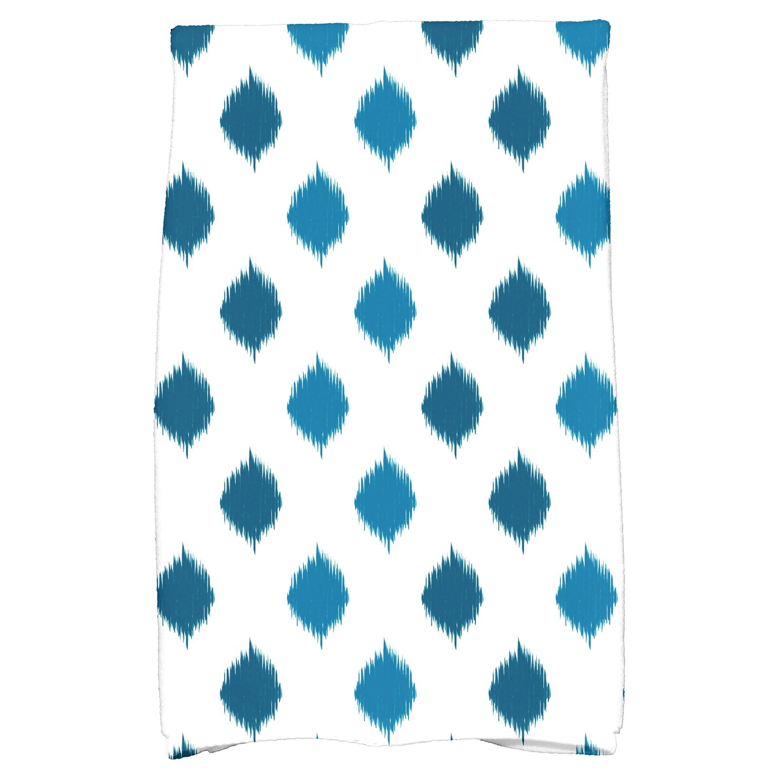 Simply Daisy 18" x 30" Ikat Dot Stripes Geometric Print Hand Towel