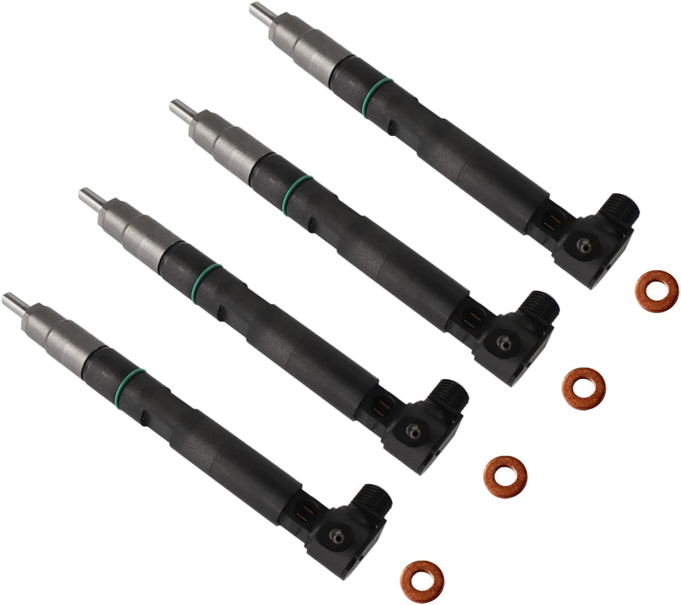 POLARPRA 4pcs Fuel Injectors fits for Bobcat D24 Doosan Delphi Replace OE 7275454 28337917 400903-00074D