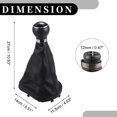 thumbnail image 5 of Unique Bargains 6 Speed Gear Shift Knob with Cover - Stick Shifter Knob - for VW Touran 03-10 Plastic Black 1 Pc, 5 of 6
