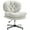 Cream White, variant on HOMCOM Armless Office Chair Desk Chair with Wide Thick Padded Seat, Grey