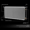 thumbnail image 5 of DNA Motoring For 97-98 Ford Expedition F150 F250 4.2L 4.6L AT Aluminum Core Radiator DPI 2141, 5 of 5