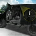thumbnail image 4 of Unique Bargains Cab Car Cover for Jeep Wrangler JK JL Hardtop 2 door 2007-2021 Door Zipper, 4 of 8