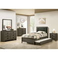 thumbnail image 4 of Furniture of America Jaq Cottage Wood 6-Drawer Dresser, Gray, 4 of 4
