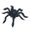 11.8in, variant on Halloween Giant Spider Halloween Outdoor Decoration, 59 in Giant Spider for Halloween Outdoor Garden, Yard, Haunted House, Halloween Party Decoration (Black)