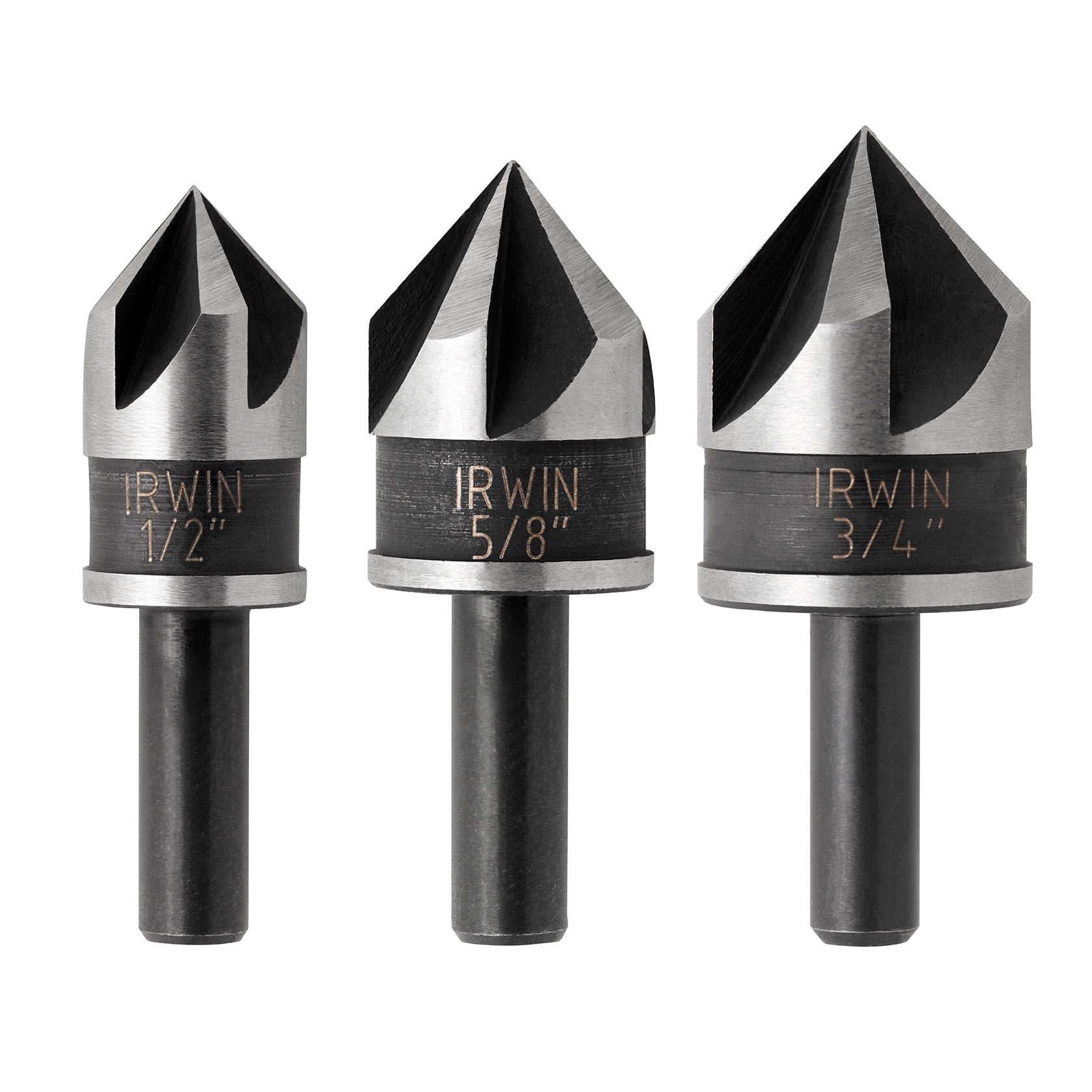 Irwin 1877720 Metal Countersink 3 Piece Set by IRWIN INDUSTRIAL TOOL COMPANY