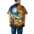 thumbnail image 5 of Hello Fall Goldendoodle Enjoys Warm Campfire Autumn Night Bright Moon Hawaiian Shirt Breathable Summer Unisex Merch Doodle Dog Lover Gifts Idea - 01008, 5 of 6