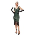 thumbnail image 2 of 1920 Retro Sequin Skirt Gatsby Ball Tassel Dress Party Banquet Dance Skirt Beaded Toast Mini Dress, 2 of 12