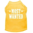 thumbnail image 5 of Pet Dog  Cat Shirt Screen Printed, "Most Wanted", 5 of 10