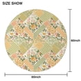 thumbnail image 6 of Pioneer Flower Floral Print Pattern Round Tablecloth 60"x60",Wrinkle Wipeable Table Cloth for Kitchen Dining Room Picnic Patio Party, 6 of 6