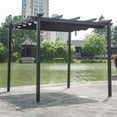 thumbnail image 4 of ALEKO Canopy Fabric Replacement for Pergola 13 x 10 feet  Black Color, 4 of 5