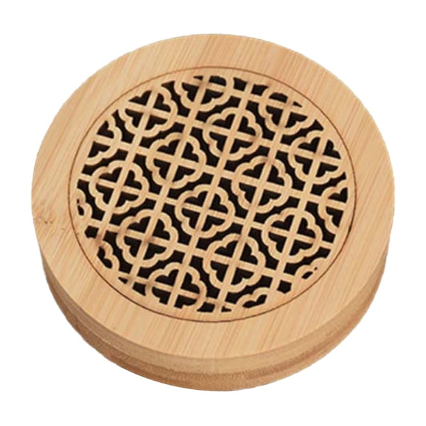 Caja de quemador de fragancia de madera, decoración para centro de mesa, regalo de Año Nuevo, porta fragancia A
