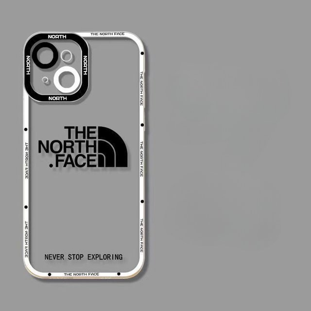 Nuevo El Norte cara transparencia teléfono caso para iPhone 14 13 12 11 Pro Max 12Mini 13Mini X XR Xs Max 7 8 6 Plus cámara de protección completa cubierta