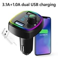 thumbnail image 1 of PEONAVET A Fm A Fm Car Bluetooth Receiver Charger, Lossless Sound Quality FM Transmitter Card, Car MP3 Bluetooth Player, 1 of 9