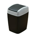 thumbnail image 2 of Gnmfd Household Garbage Bin Flip Lid Trash Can for Kitchen Living Room Bathroom, Ring Design Keeps Bag in Place, Elegant Modern Decor Waste Bin for Party Favors Home Office Storage, 2 of 6