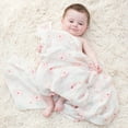 thumbnail image 5 of aden + anais essentials, 100% Muslin Cotton Swaddle Blanket, Unisex, 4 Pack, Full Bloom, 5 of 10