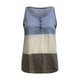 thumbnail image 3 of Puntoco Mujeres Casual Corto Sin Mangas Cuello en V Raya Suelta Camiseta Blusa tops Chaleco Puntoco Puntoco-682, 3 of 5