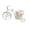 Pink, variant on Faux Rattan Tricycle Shaped Woven Storage Basket For Fruit Snacks Photography Props Rustic Fall Centerpieces, Blue