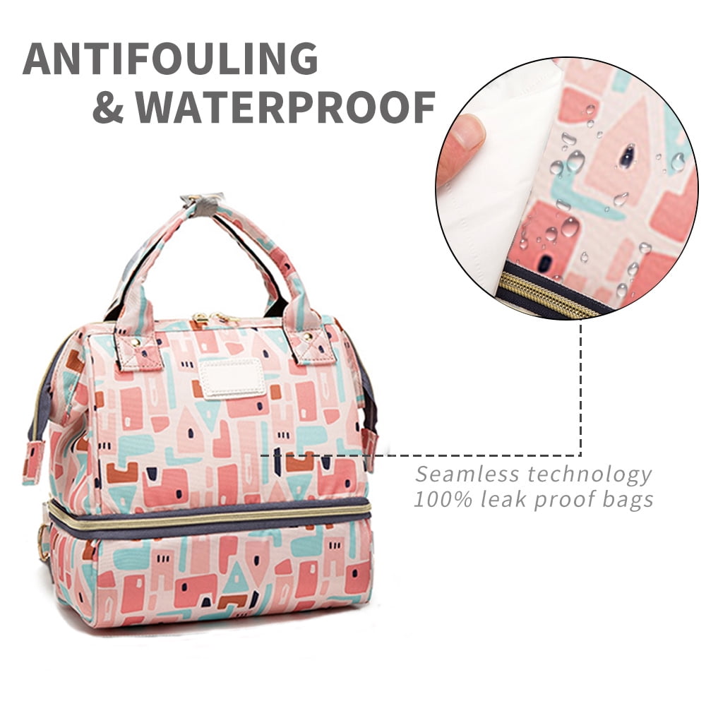 Baby Diaper Bag Mommy Bag Multifunctional Breast Milk Preservation Bag Portable Food Storage Insulation Bag Backpack