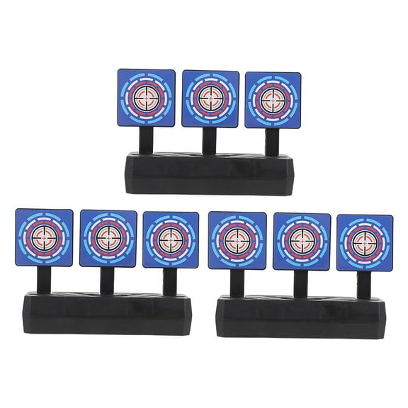 OFFIGAM 3Pcs Square Target Stand for Training Use Game Outdoor Use Multi Plastic