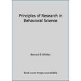 thumbnail image 1 of Pre-Owned Principles of Research in Behavioral Science (Hardcover) 0767421752 9780767421751, 1 of 1