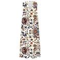 thumbnail image 5 of Uaswgudfs ​Women's Sleeveless Flowy Dress with Polka Dot & Abstract Print - Casual Midi Sundress with Functional Side Pockets for Summer 2025​ Khaki-C M, 5 of 5