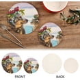 thumbnail image 3 of SKYSONIC Funny Dog Cat Pot Holders Trivets, 2 Pcs Heat Resistant Trivets,Christmas Winter Pet Cotton Thread Weave Mats for Hot Pads Pans Pot Bowl Teapot for Kitchen Decor, 3 of 7