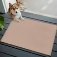 thumbnail image 4 of Warm Beige Large Area Rugs for Bedroom Living Room, Soft Non Slip Carpet Bedside Rug, Solid Color Farmhouse Beige Rectangular Floor Cover Kitchen Accent Rug 2'x3' for Dining Room/Office, 4 of 9