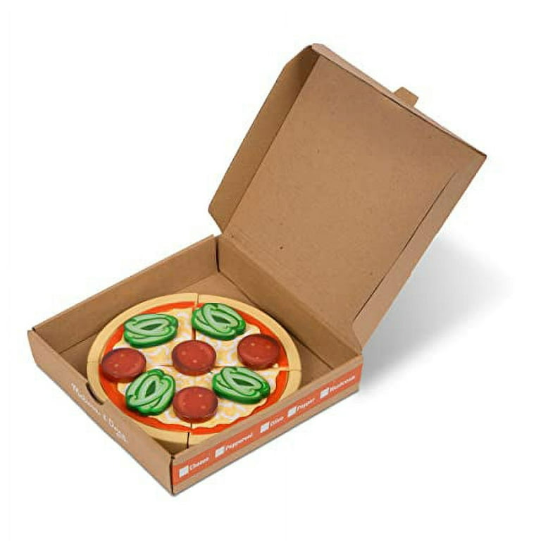 Top & Bake Wooden Pizza Counter Wooden Play Food, 9465