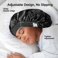 thumbnail image 3 of Gorro de seda Umisleep 22 Momme, 100% morera auténtica para mujer, 3 of 5