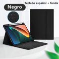 thumbnail image 1 of Keyboard Case for Xiaomi Mi Pad 5 6 Pro Keyboard Case Tablet Cover for MiPad 5 6 Redmi Pad Wireless Bluetooth Keyboard Case Spanish Black Mi Pad 6 11inch, 1 of 6