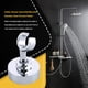 thumbnail image 5 of Moyic Cabezal de soporte Soporte de acero inoxidable Base de estante de perforación universal simple Baño de azulejo universal Juegos de accesorios de baño, 5 of 6