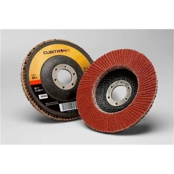 3M 051141-55606 CUBITRON II FLAP DISC 967A  T27 4-1/2 IN X