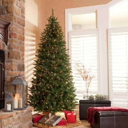 classic pine slim pre lit christmas tree walmart com classic pine slim pre lit christmas tree walmart com