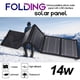 thumbnail image 4 of Greeniant Panel de carga Solar de 14 W, de teléfono electrónico impermeable para exteriores, Camping, senderismo, mochilero, placa de transporte carpas Greeniant OD026631-00, 4 of 6