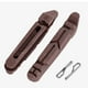 thumbnail image 4 of Sonducket Pastillas de freno duraderas para bicicleta de carretera de 2 piezas para ruedas de carbono, goma y freno de rendimiento estable Ciclismo BRK013marrón, 4 of 6
